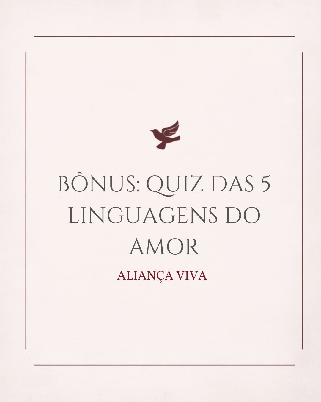 Quiz das cinco linguagens do amor